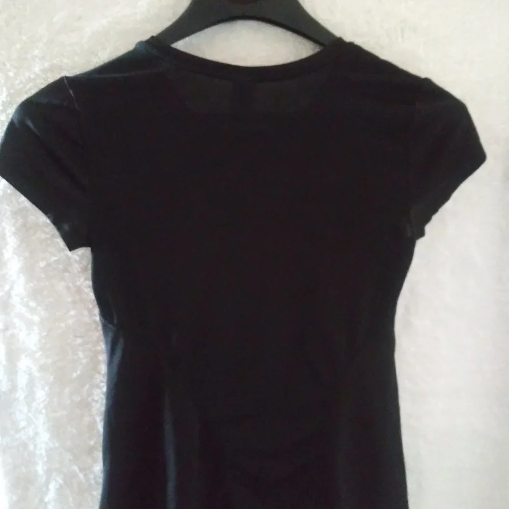Old Navy Active Go-Dry Black Short Sleeve Activewear Top Women's Size S - Picture 7 of 10